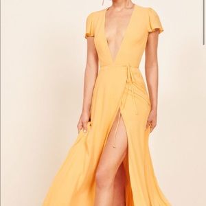 Reformation rosey dress